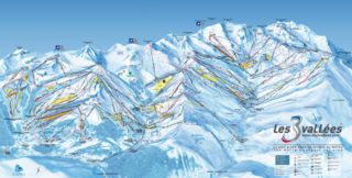 Courchevel map
