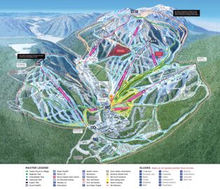 Sun Peaks map