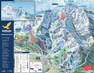 Solitude Mountain Resort map